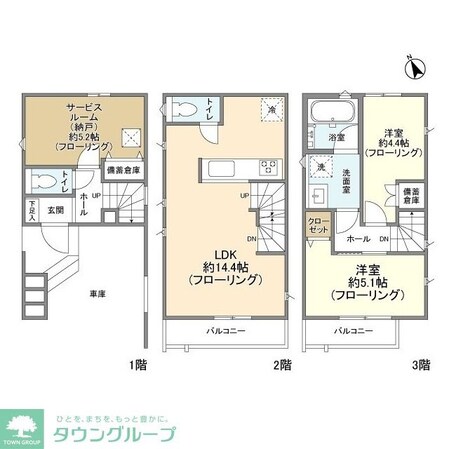 Kolet二子新地#04の物件間取画像